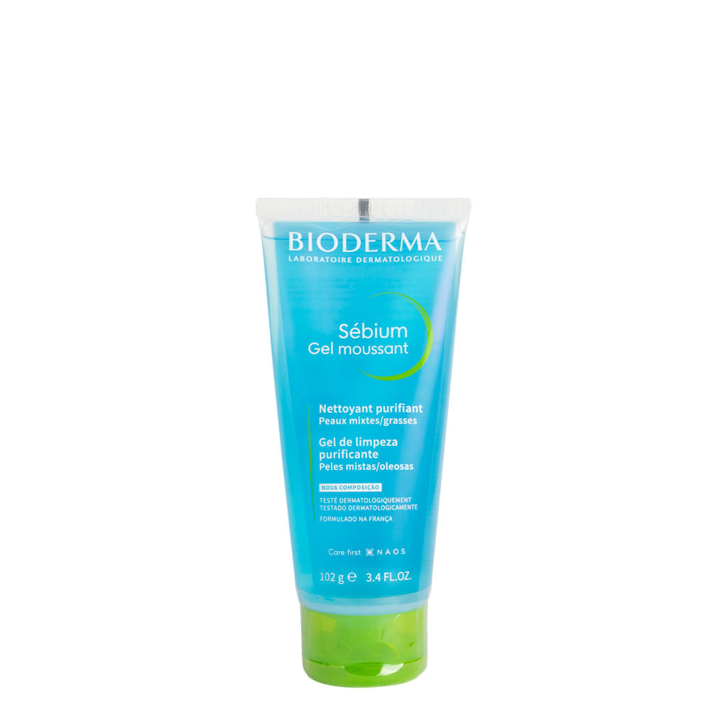 Gel Facial de Limpeza Bioderma Sébium Moussant 102g Purificante