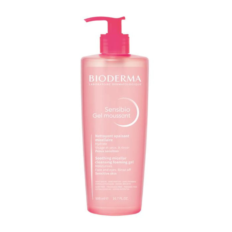 Gel de Limpeza Facial Bioderma Sensibio Gel Moussant 500ml
