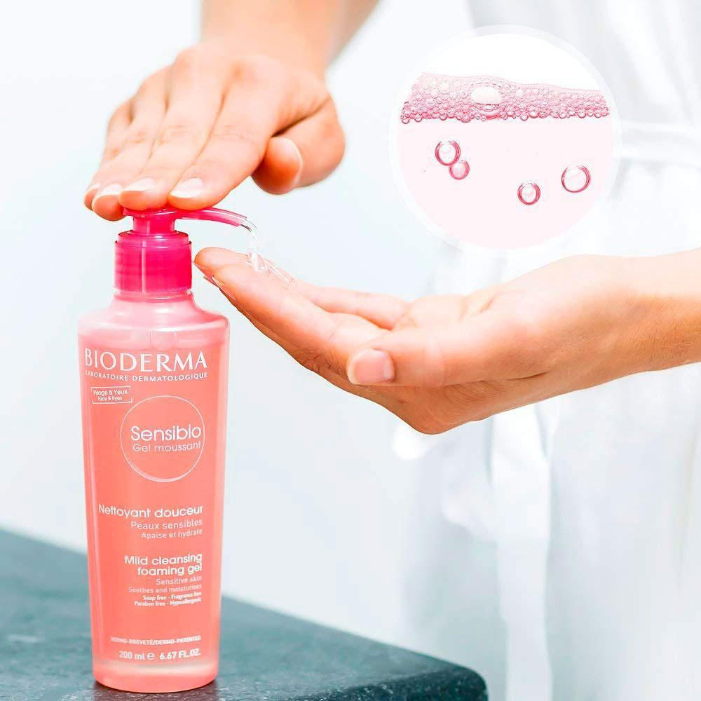 Gel de Limpeza Facial Bioderma Sensibio Gel Moussant 500ml
