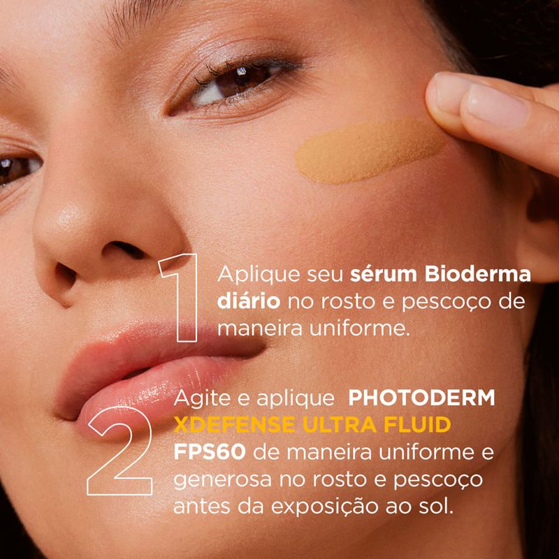 Protetor Solar Facial Bioderma Photoderm XDefense FPS 60 Cor 3.0 40ml