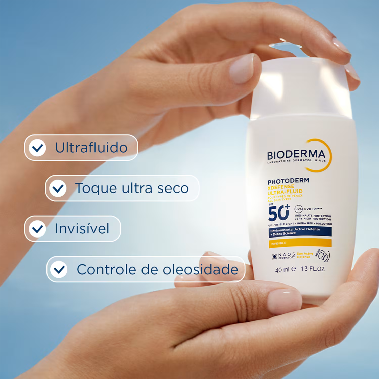 Protetor Solar Facial Bioderma Photoderm XDefense FPS 50+ 4.0 40ml