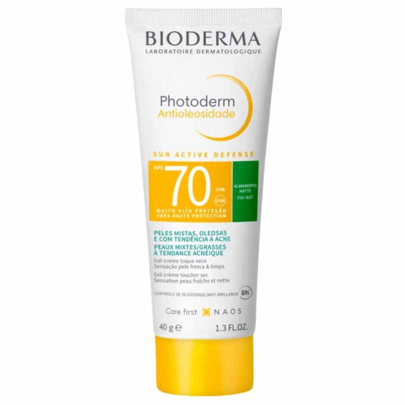 Protetor Solar Facial Bioderma Photoderm Antioleosidade FPS 70 40g