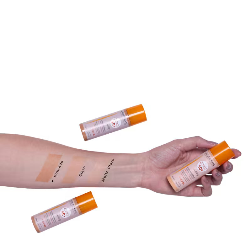 Protetor Solar Facial Bioderma Photoderm Nude Touch FPS 50 Dourado 40ml