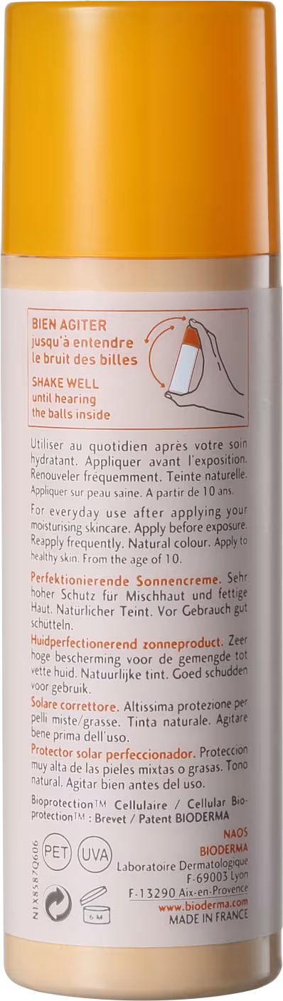 Protetor Solar Facial Bioderma Photoderm Nude Touch FPS 50 Muito Claro 40ml