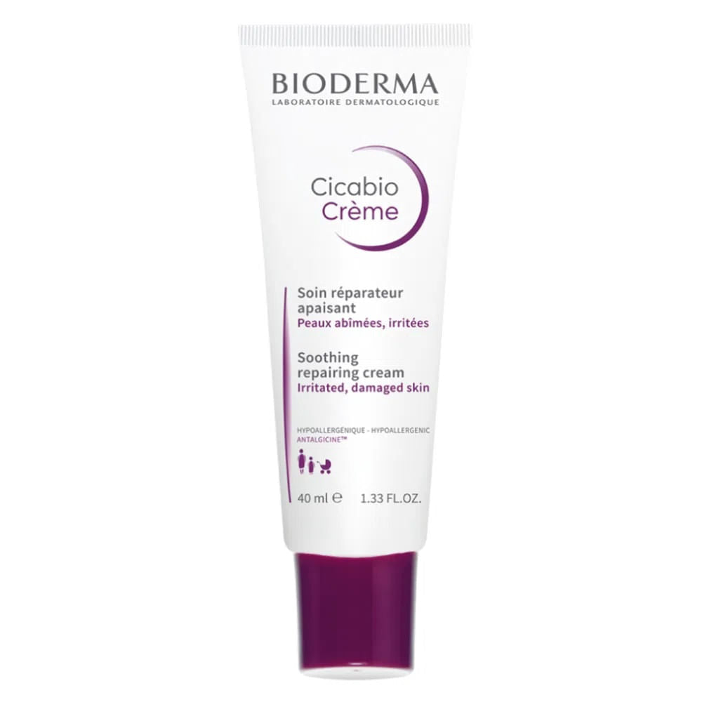 Kit Bioderma Cicabio e Hydrabio Hidratante Facial e Sérum Concentrado