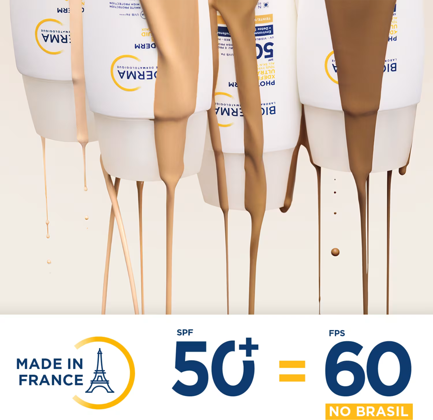 Protetor Solar Facial Bioderma Photoderm XDefense SPF 50+ Com Cor 1.0 40ml