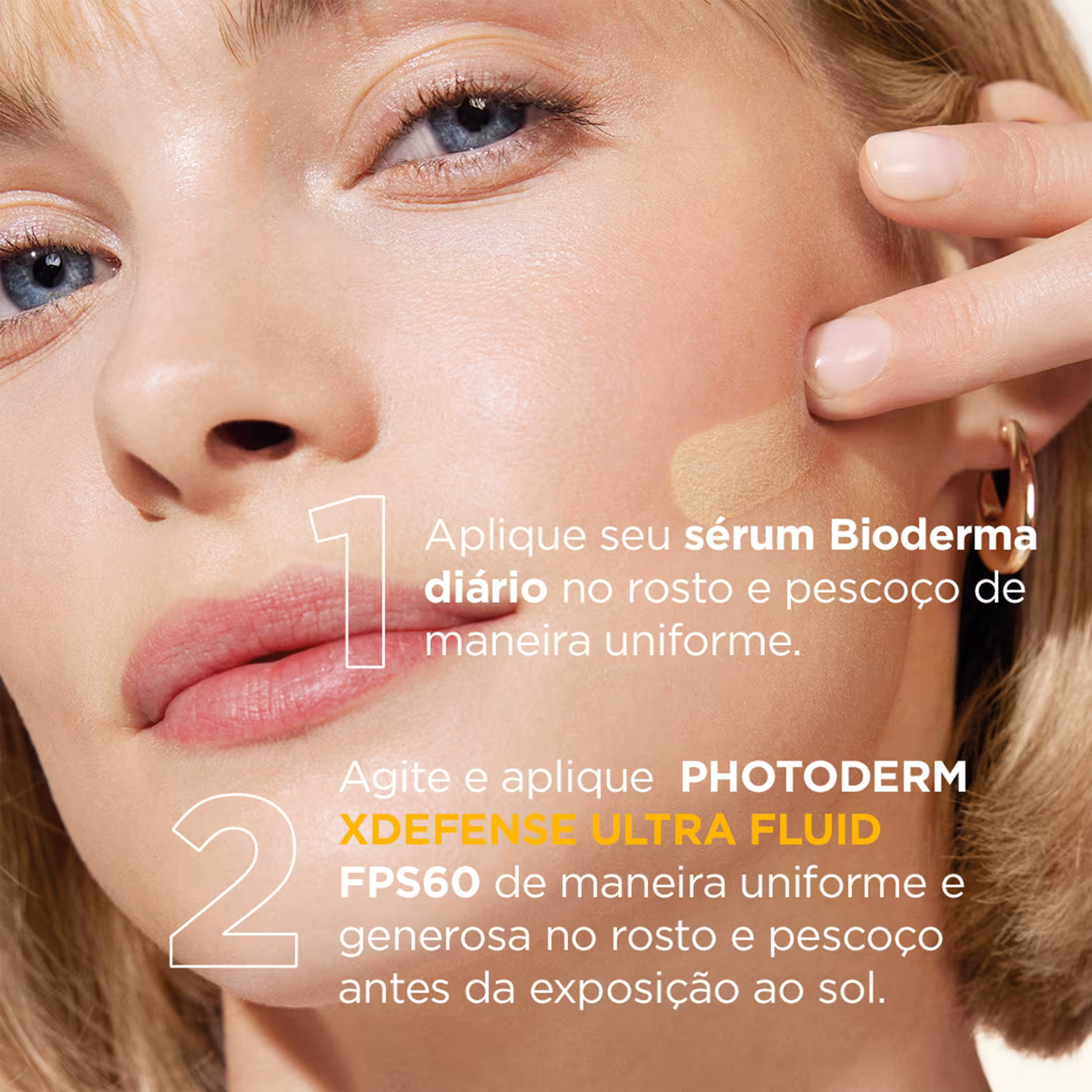 Protetor Solar Facial Bioderma Photoderm XDefense SPF 50+ Com Cor 1.0 40ml