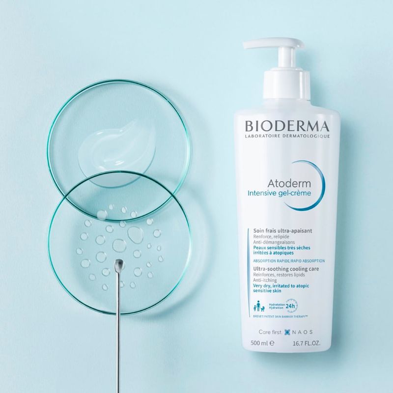 Bioderma Atoderm Intensive Gel Creme Hidratante Corporal 500ml Pele Seca