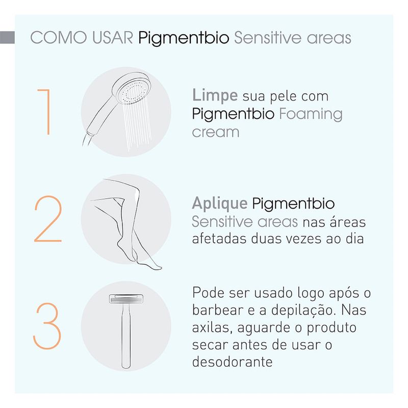 Creme Clareador Corporal Bioderma Pigmentbio Sensitive Areas 75ml Eficaz