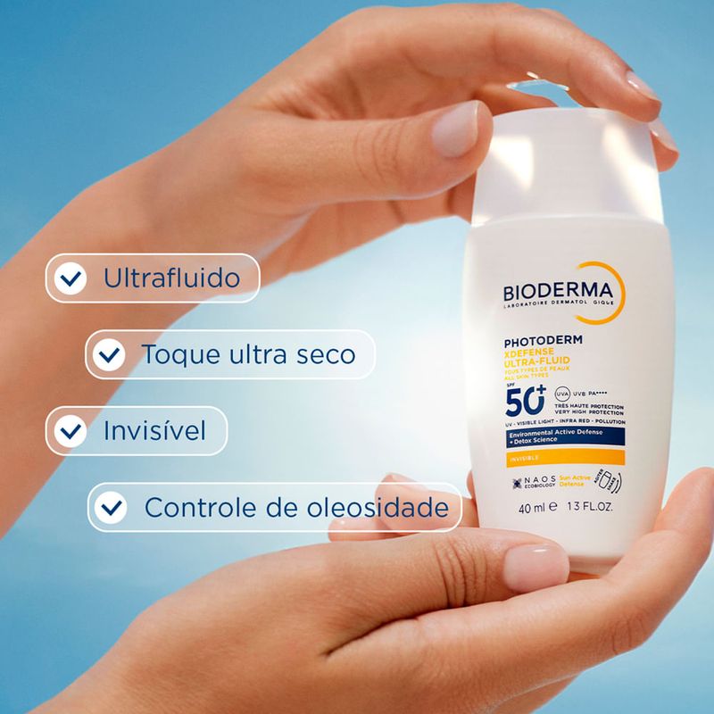 Protetor Solar Facial Bioderma Photoderm XDefense FPS 60 Cor 3.0 40ml