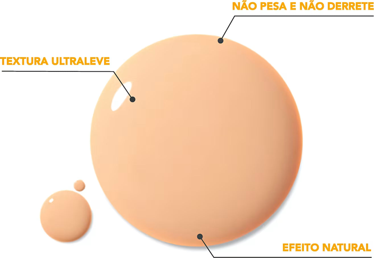 Protetor Solar Facial Bioderma Photoderm Nude Touch FPS 50+ Muito Claro 40ml