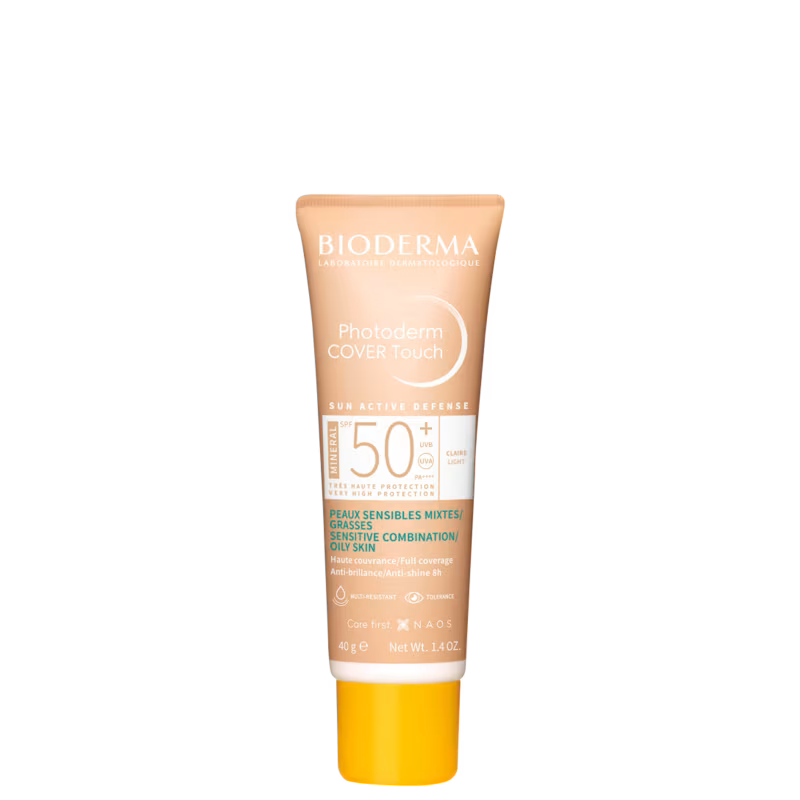 Protetor Solar Facial Bioderma Photoderm Cover Touch FPS 50+ 40ml