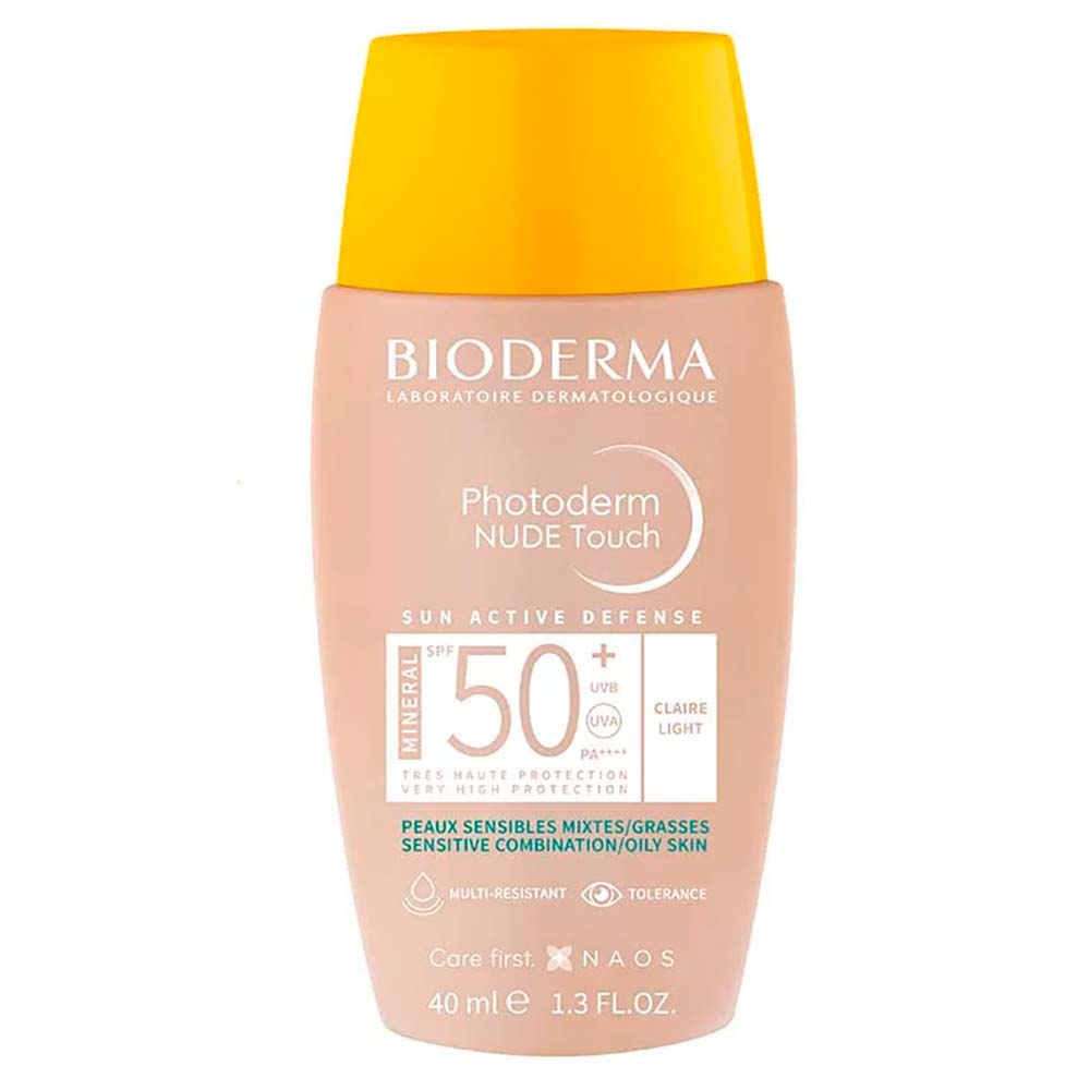 Kit Bioderma Photoderm Nude Touch FPS 50+ Muito Claro 2x40ml
