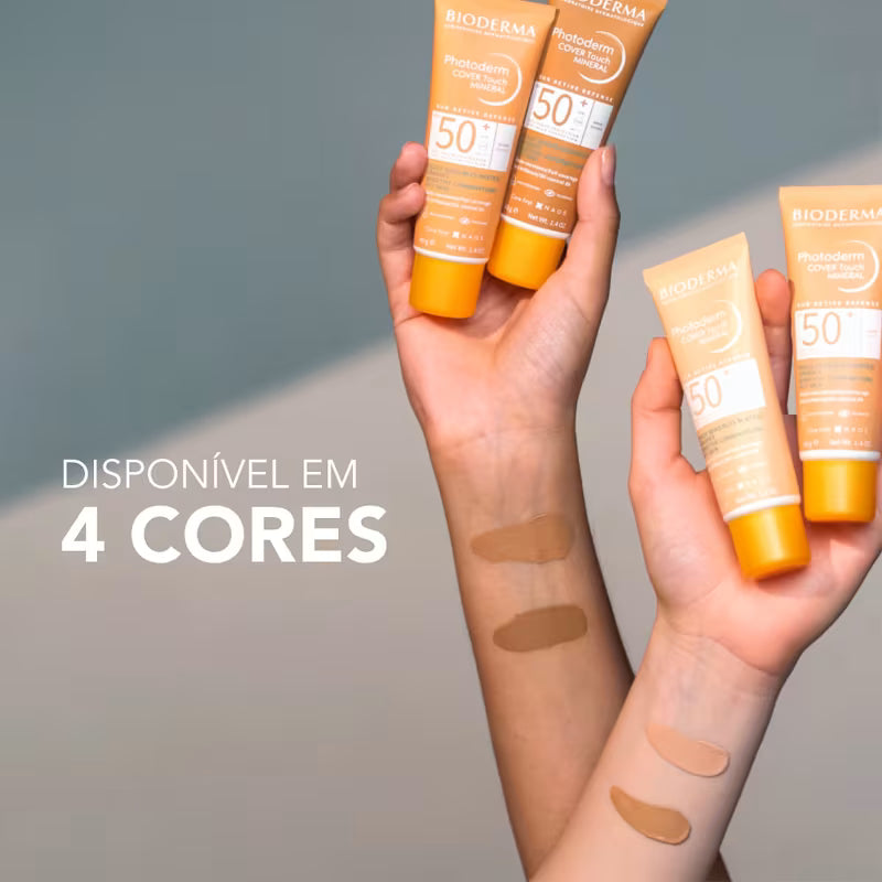 Protetor Solar Facial Bioderma Photoderm Cover Touch FPS 50+ 40ml