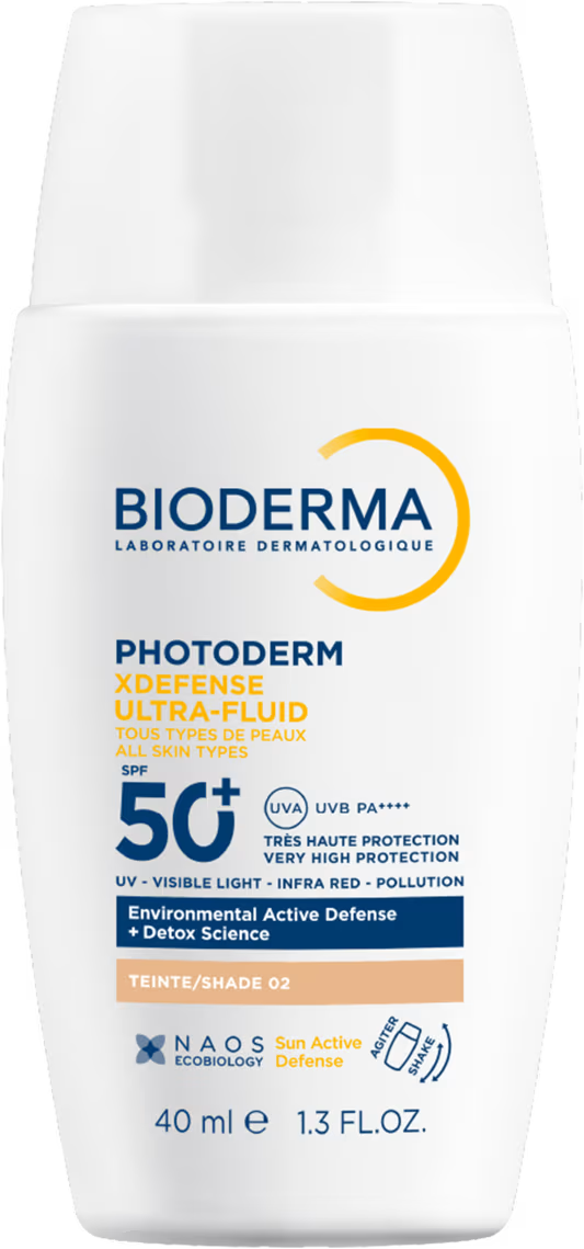 Protetor Solar Facial Bioderma Photoderm XDefense FPS 50+ Com Cor 2.0 40ml