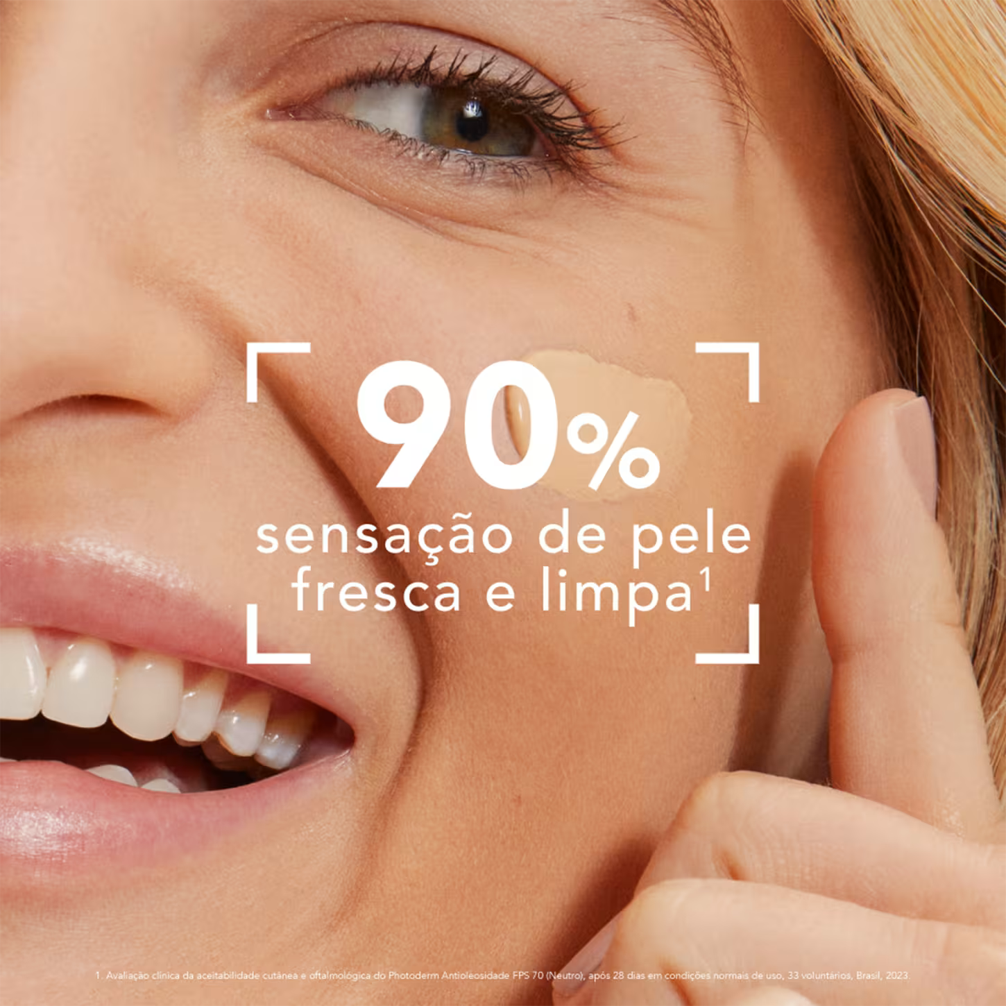 Protetor Solar Facial Bioderma Photoderm Antioleosidade FPS 70 Com Cor Muito Claro 40g