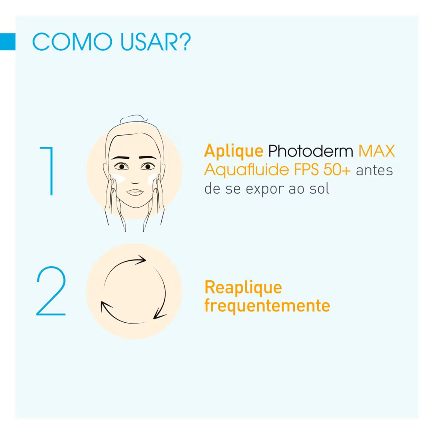 Protetor Solar Facial Bioderma Photoderm Max Aquafluide FPS 50+ Neutro 40ml